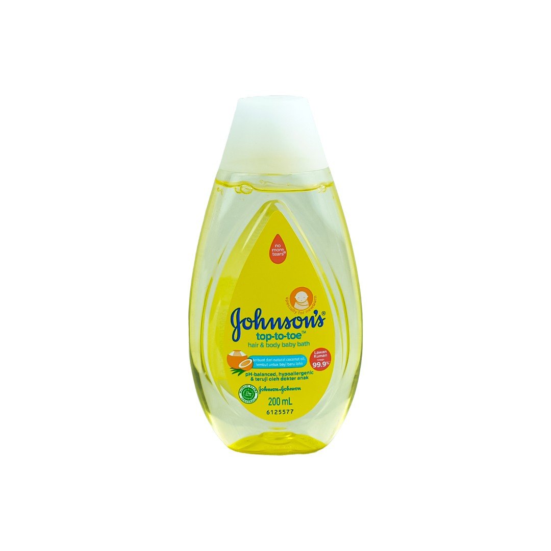 Johnson's Top-To-Toe Hair & Body Baby Bath (Made In Indonesia)