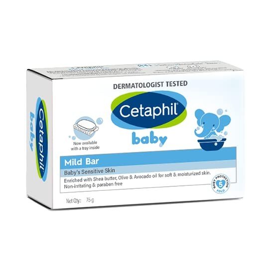 Cetaphil Baby Mild Bar For Sensitive Skin 75g