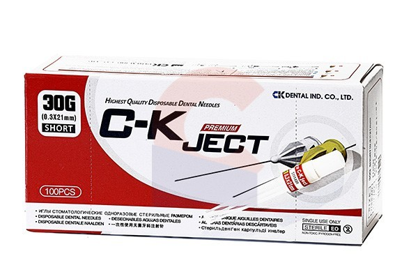 C-K JECT Disposable Dental Needle 30G (0.3x21mm)