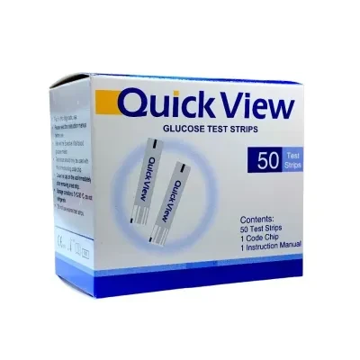Quick View Glucose Test Strip - 50 pcs