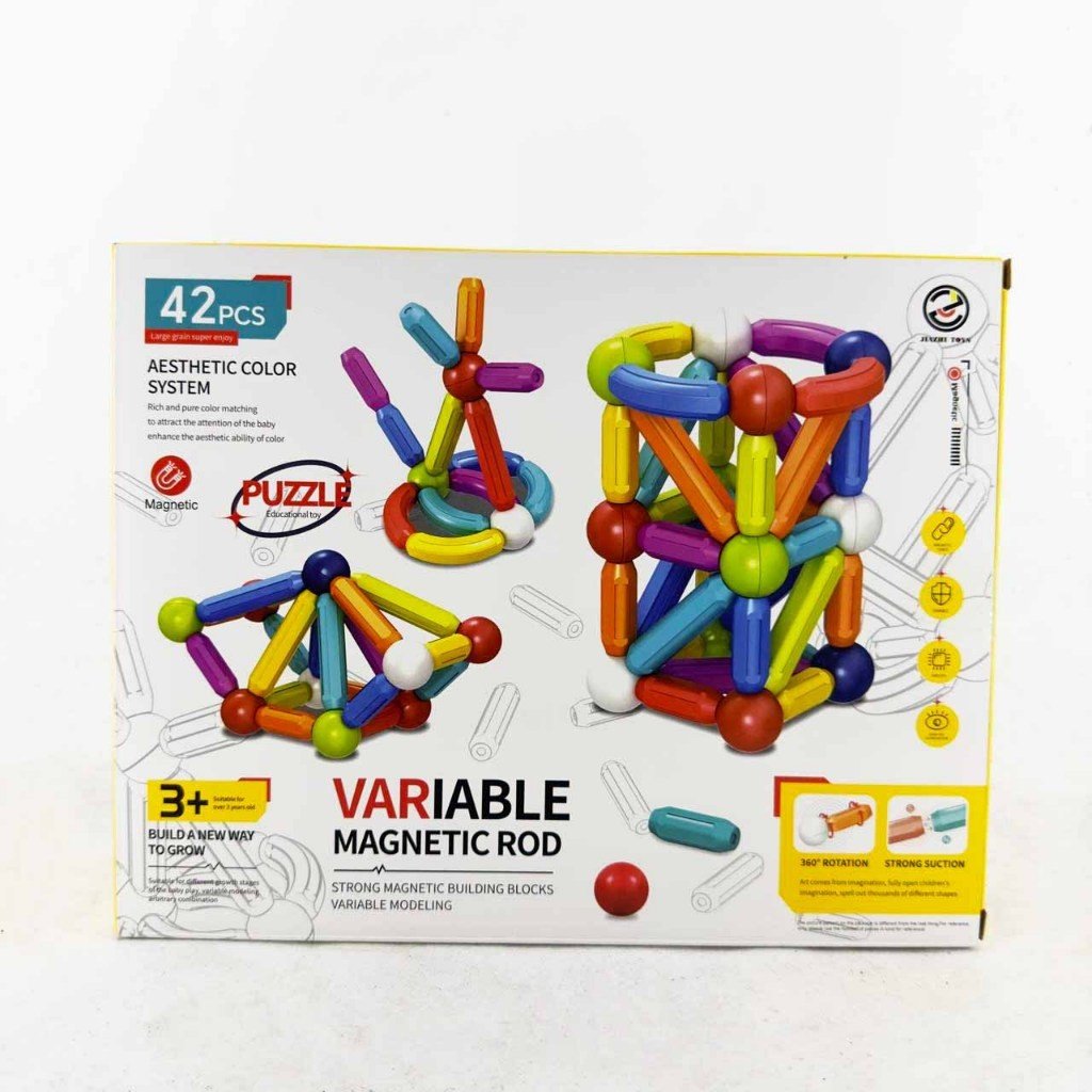 Kids Variable Magnetic Rod Puzzle (Premium Quality)