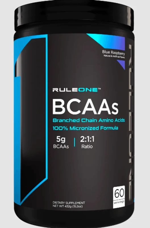 Rule 1 BCAAS Blue Raspberry 432gm (60 servings)