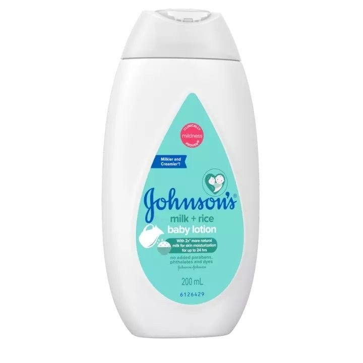 Johnson's Baby Milk + Rice Lotion 100ml (Malaysia) Lotion - (100ml)