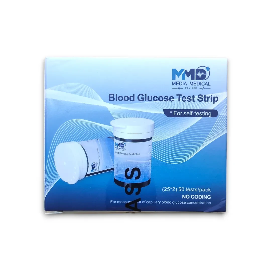 Media Blood Glucose Test Strips-50Pcs