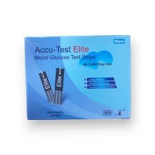 Accu Test Elite Blood Glucose Test Strips 50 pcs