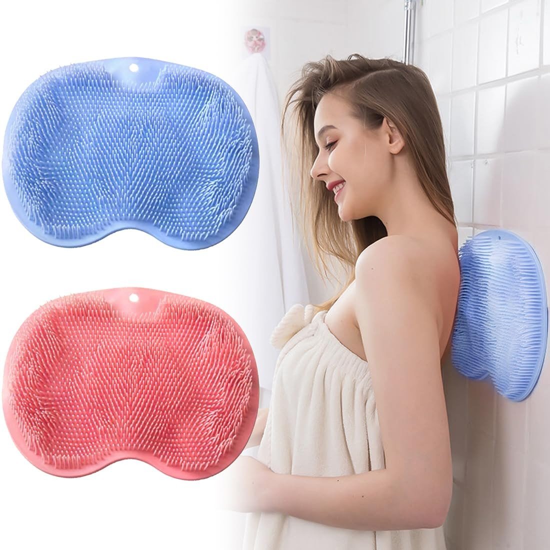 Foot Massager Shower Silicone Massage Feet Bath Foot Brush Scrubber Scrub Exfoliating Spa Shower