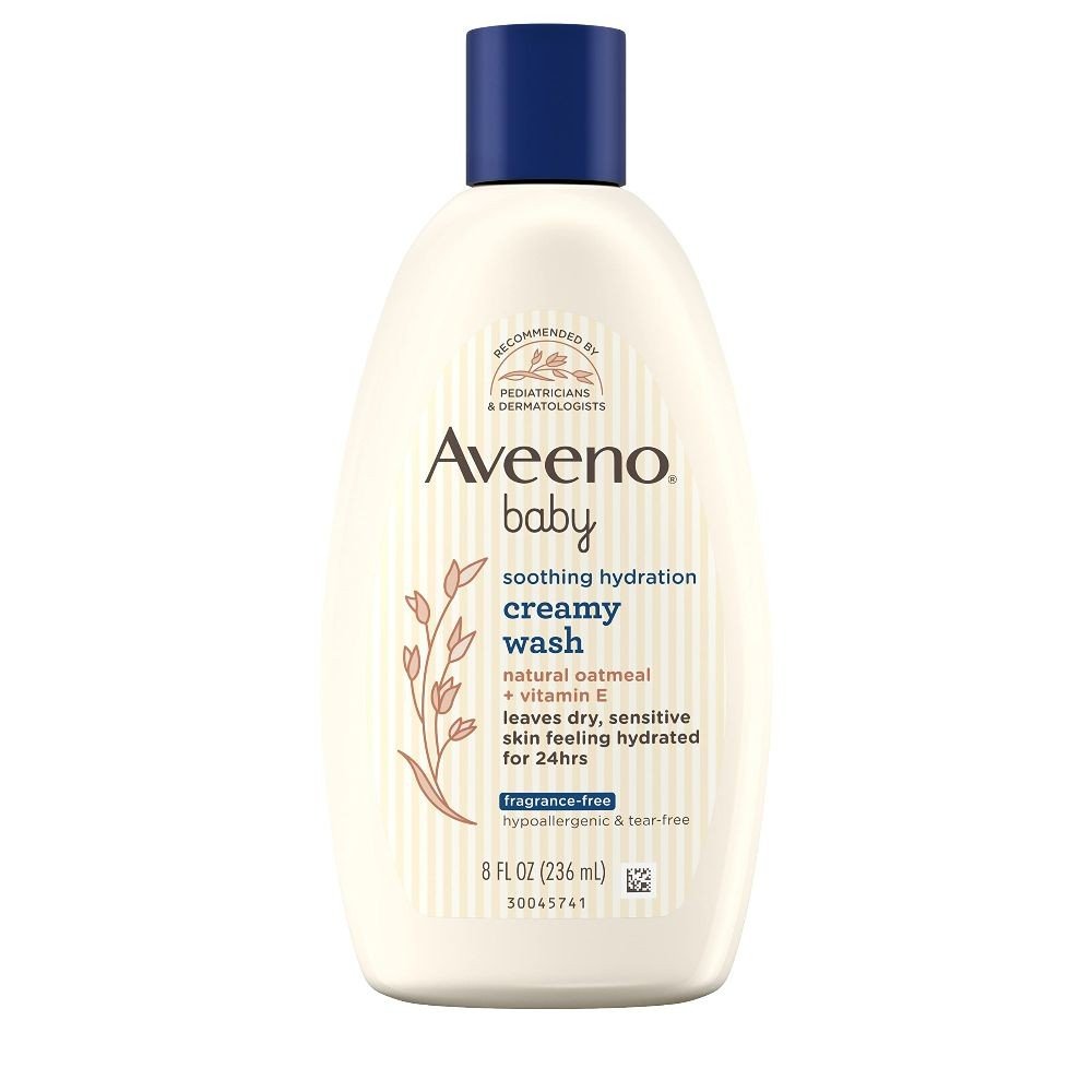 Aveeno Baby Soothing Hydration Creamy Body Wash With Natural Oatmeal + Vitamin E