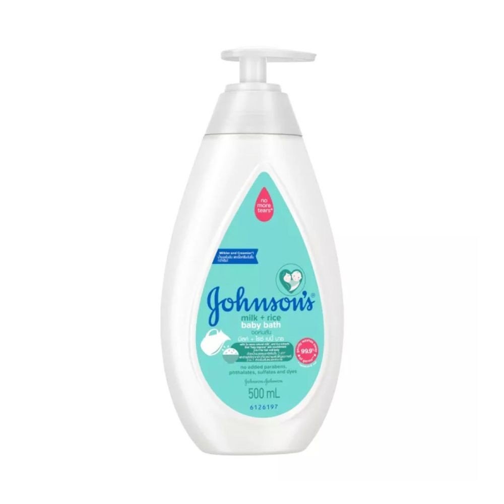 Johnson's Baby Milk + Rice Bath 500ml (Malaysia)