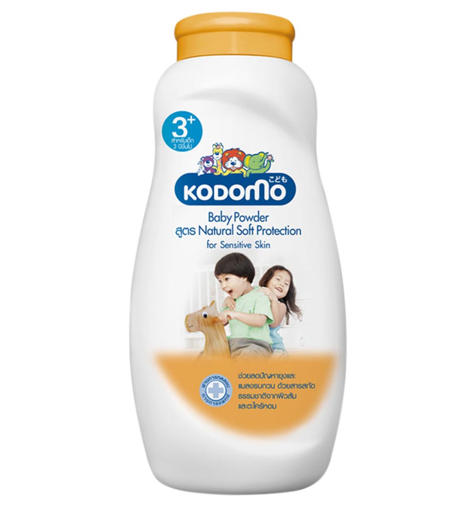 Kodomo Natural Soft Protection Baby Powder For Sensitive Skin 180ml