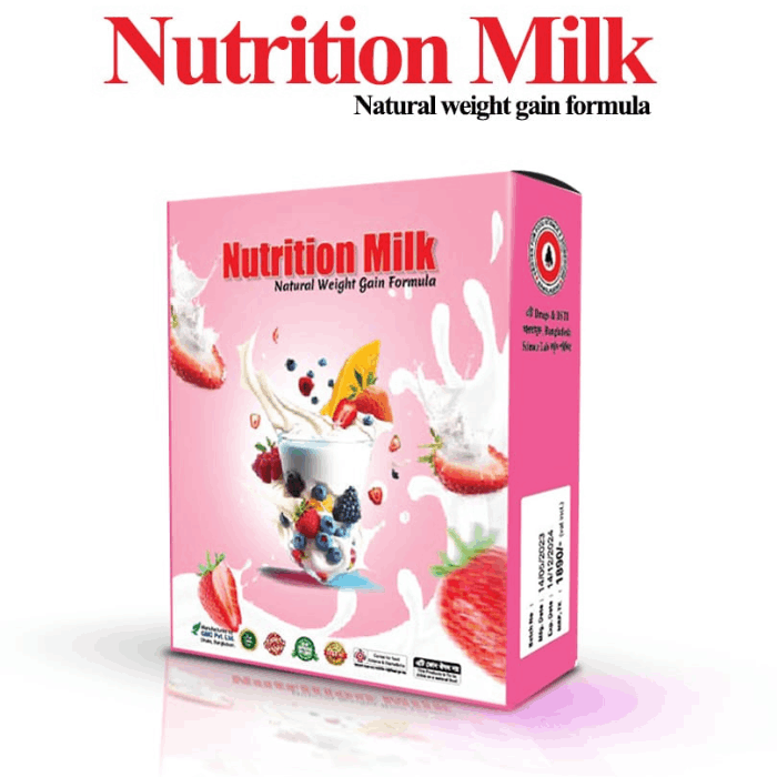 Nutrition Milk Natural Weight Gain Formula