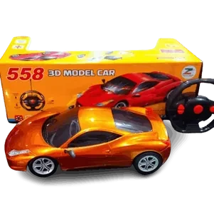 558 Rechargeable 3D Model Car Toy For Kids Remote Control