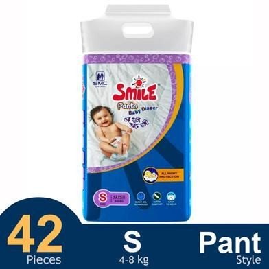 Smile Baby Pants Diaper 42'S Pack Diaper - (Size-S(4-8kg))