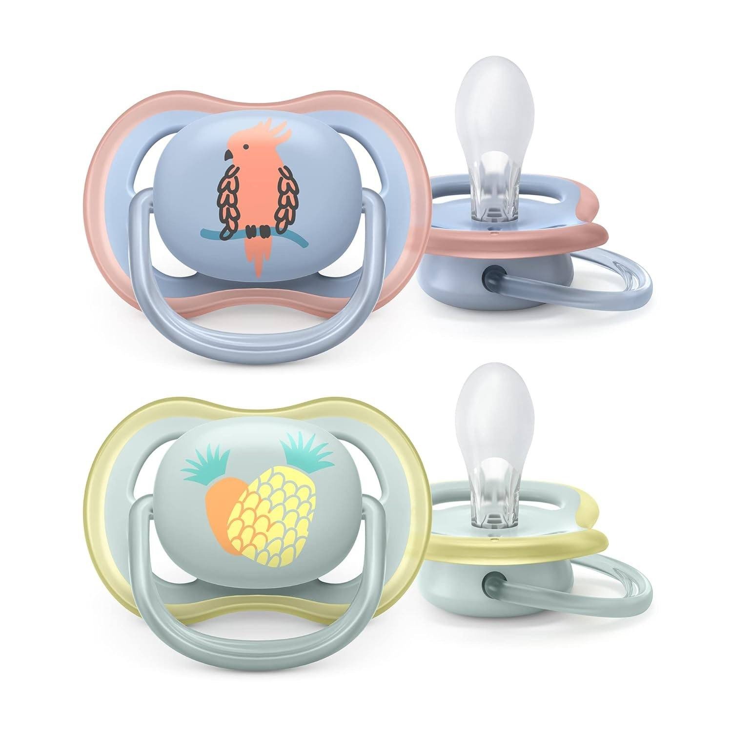 Philips Avent Ultra Air Soother (0-6m) - 2 Pc Pacifier Set (Model: SCF085/12)