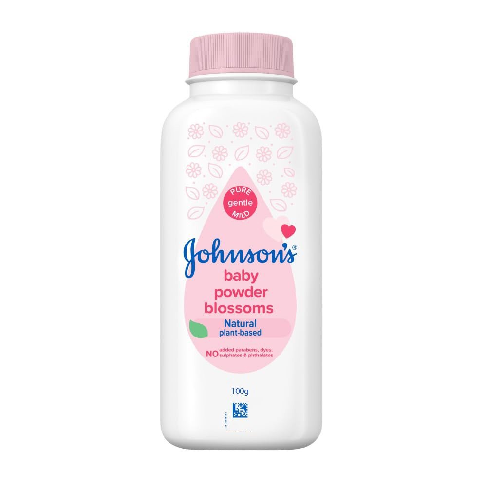 Johnson's Baby Powder Blossom Natural Plant Based 100gm