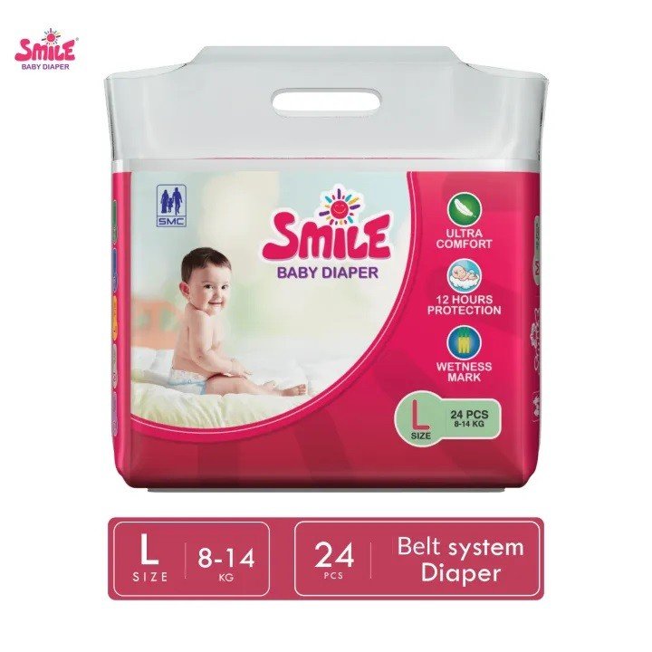 Smile Baby Belt Diaper M 26'S Pack