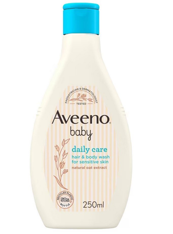 Aveeno Baby Daily Care Hair & Body Wash For Sensitive Skin With Natural Oat Extract 200ml