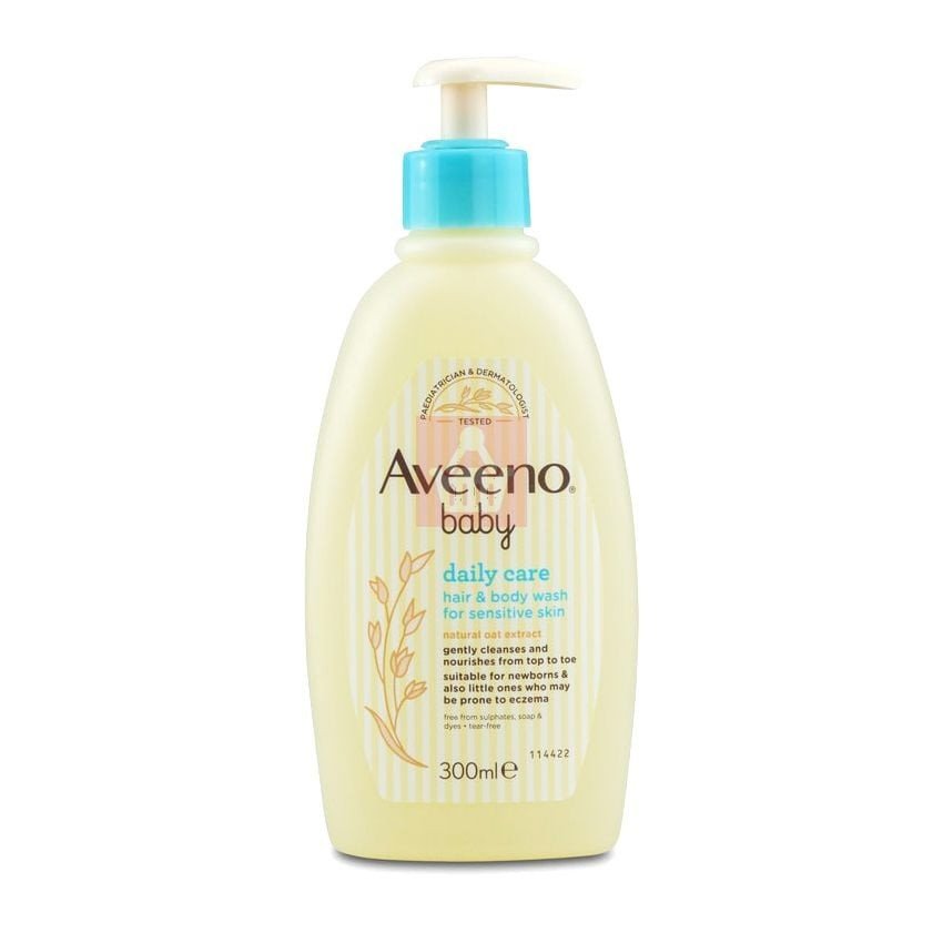 Aveeno Baby Daily Care Hair & Body Wash For Sensitive Skin 300ml