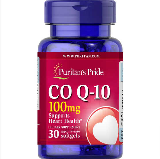 Puritan's Pride Co Q-10 Supports Heart Health 100mg 30 Capsules