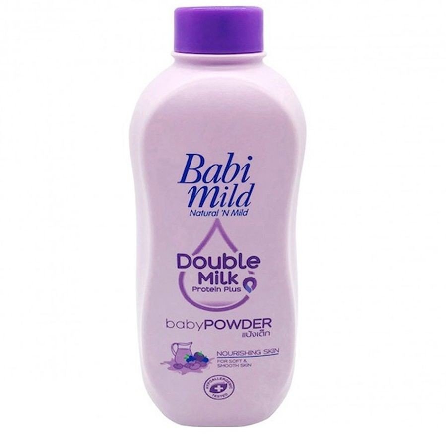 Babi Mild Baby Powder Double Milk (180gm)