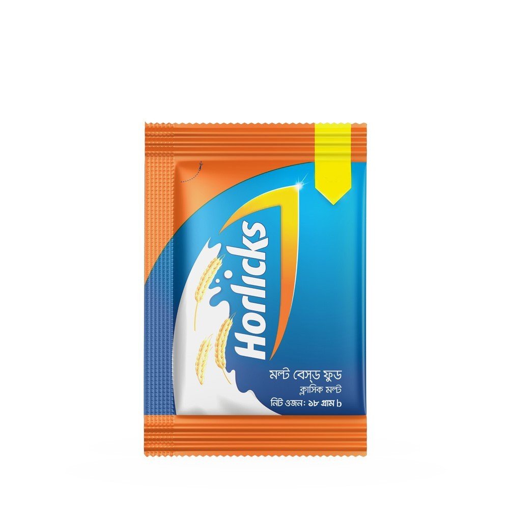 Standard Horlicks Health And Nutrition Drink Sachet 18g