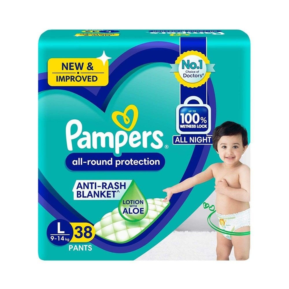 Pampers All Round Protection Pants 38'S Pack L