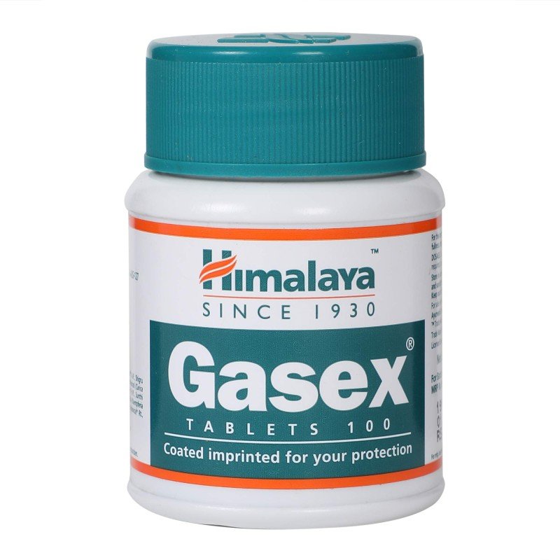 Himalaya Gasex 100 Tablets (1 Box)