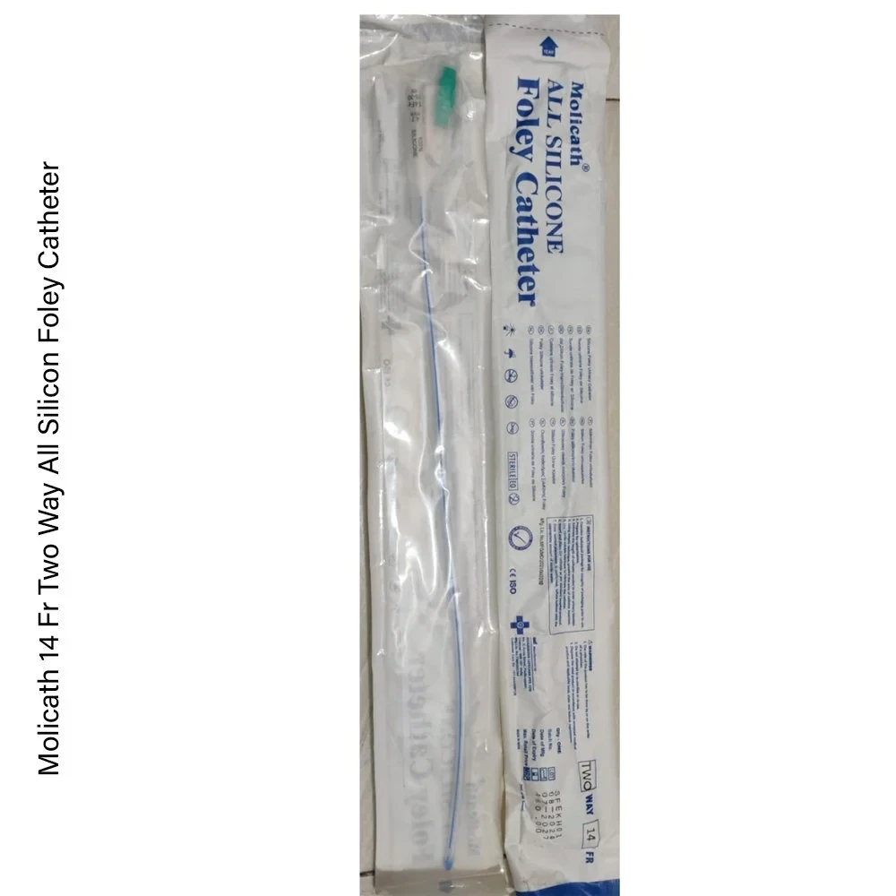 All Silicone 2 way Foley Catheter Unisex 6fr, 8fr, 10fr, 12fr, 14fr, 16fr, 18fr, 20fr