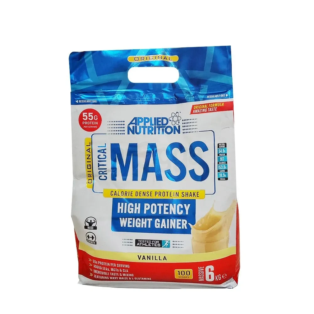 Applied Nutrition Critical Mass Professional - Weight Gain Protein Powder, High Calorie Weight Gainer, Lean Mass (6kg - 40 Servings) (Vanilla)