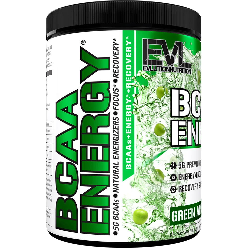 EVL BCAA Energy, Green Apple, 30 Serving