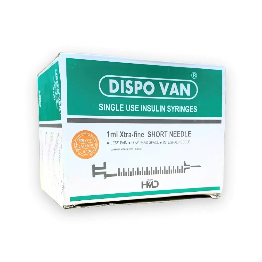 Dispovan Insulin Syringe 1ml 30G - U40