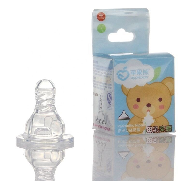 Apple Bear Peristaltic Nipple Standard Caliber