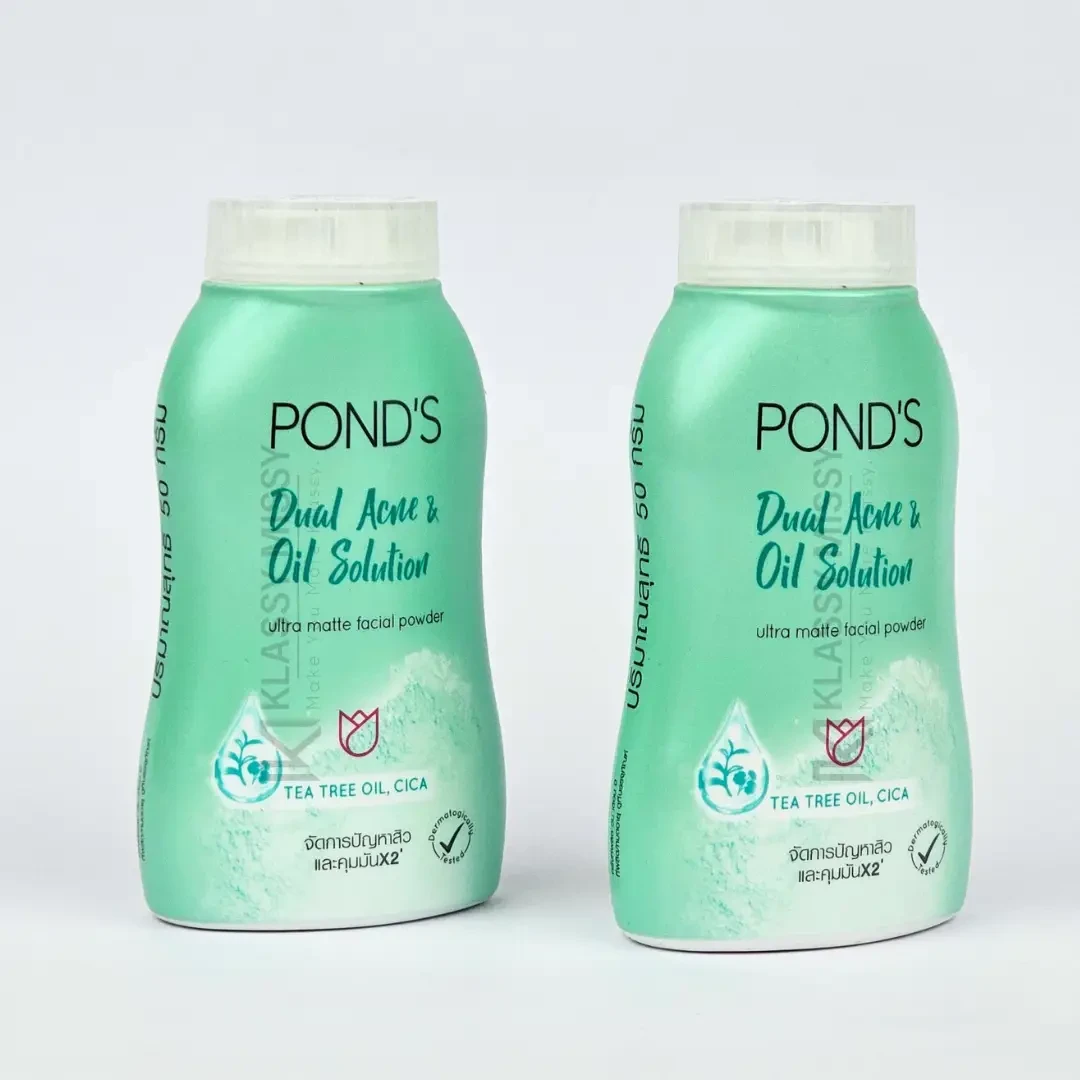 POND'S Dual Acne & Oil Solution Ultra Matte Facial Powder - (50gm)