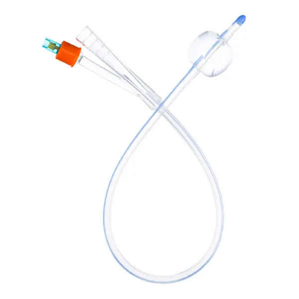 All Silicone Foley Balloon Catheter 2-Way  Size : 6fr, 8fr, 10fr,14fr, 16fr, 18fr