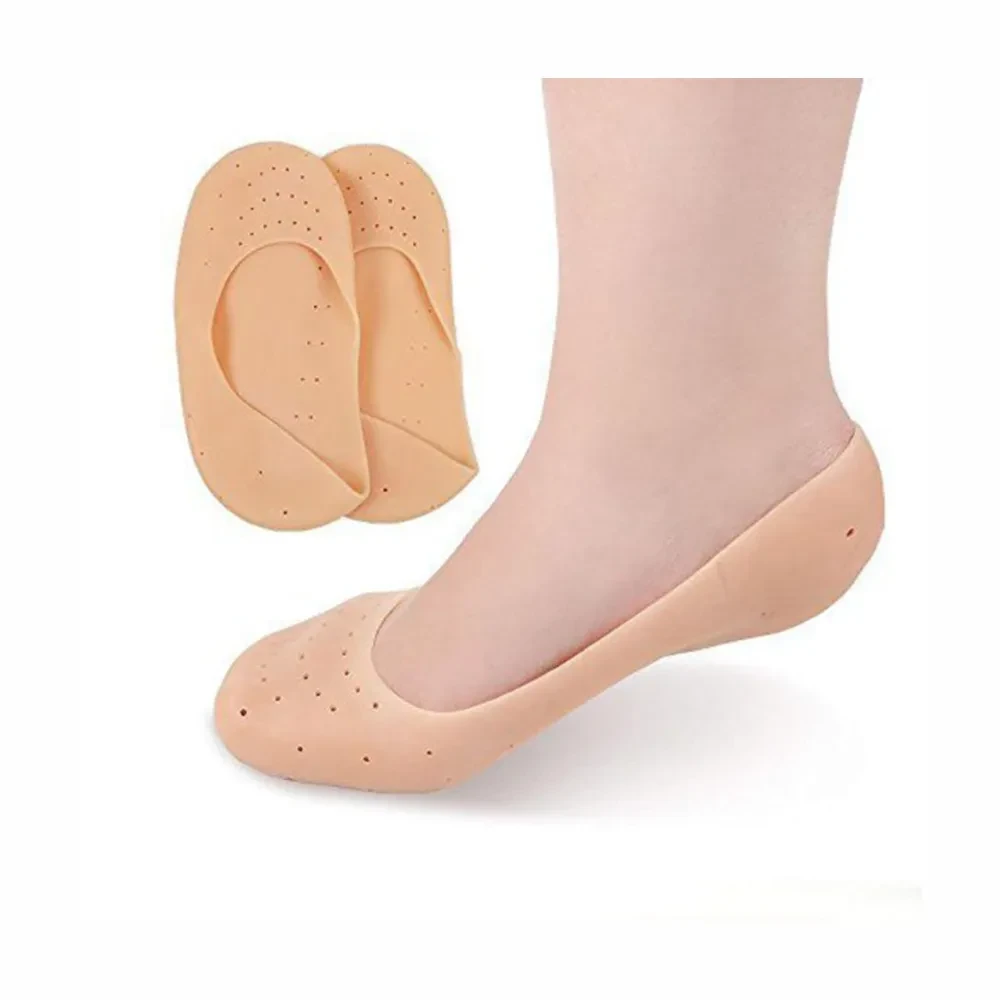 Heel Anti-Crack Sets Full Length Silicone Foot Protector Socks