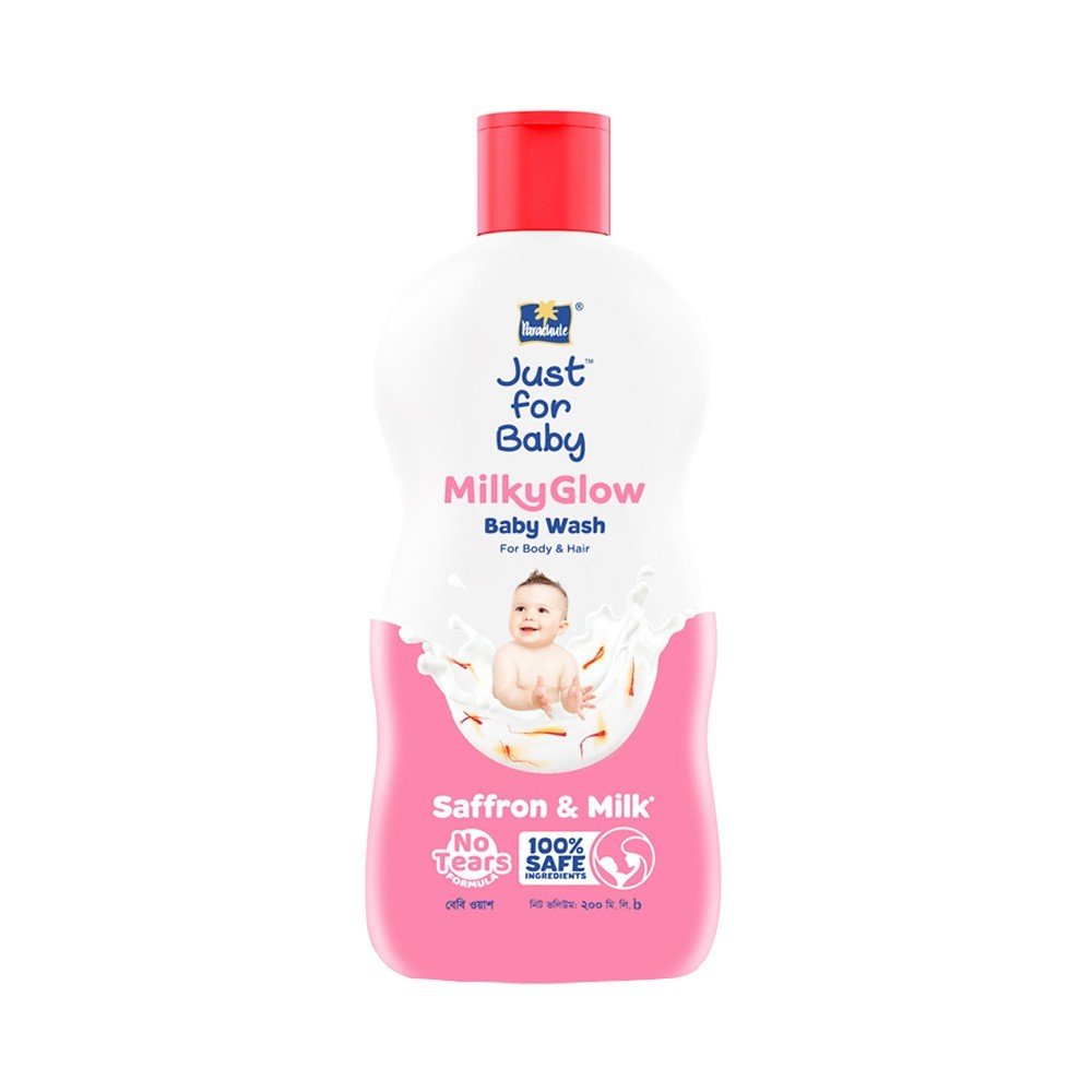 Parachute Just For Baby–Milky Glow Wash 200ml