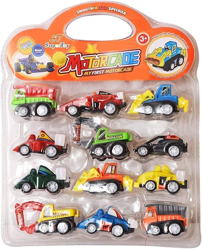 Motorcade Toy For Kids 12pcs Car Set Premium Quality