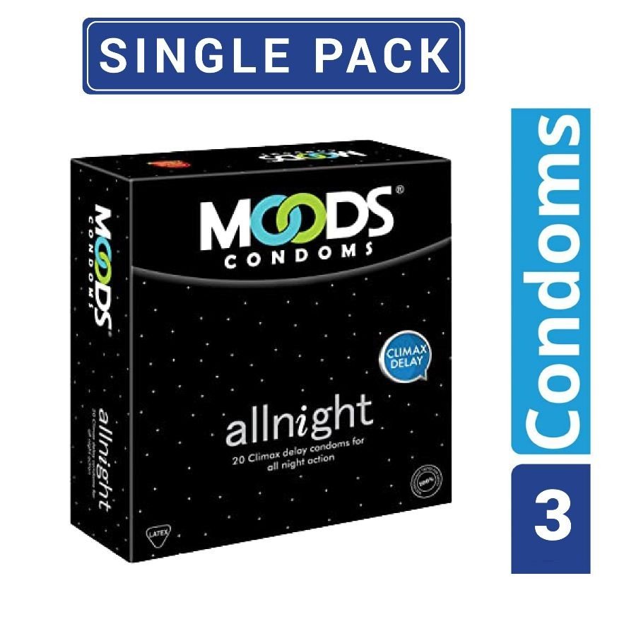 Moods Allnight Condom 3'S Pack