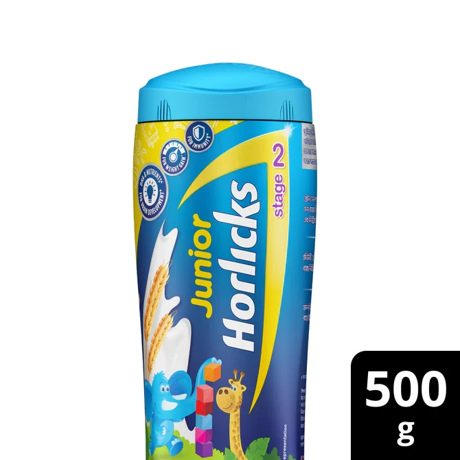 Junior Horlicks Health And Nutrition Drink Container 500g Stage -2