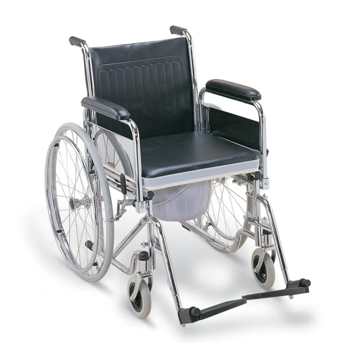 Commode Wheelchair Folding Type - FS618-46